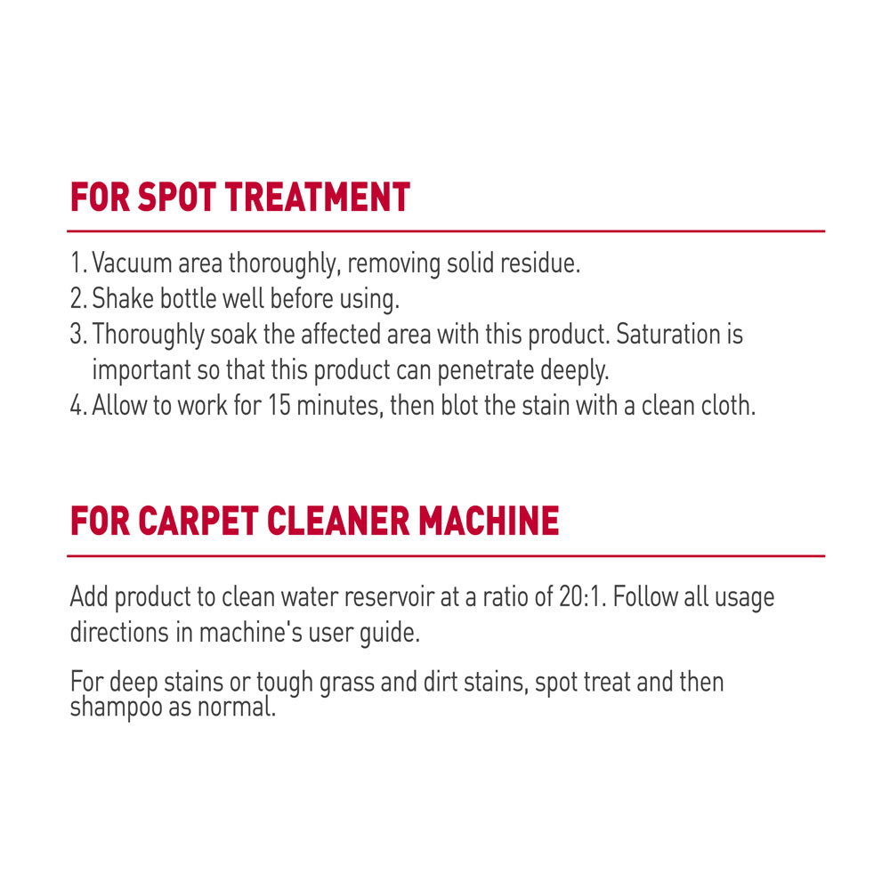 Nature s Miracle Carpet Shampoo 64 Ounces Deep Cleaning Stain